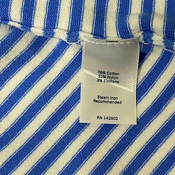 sail to Sable Knit Striped Blue White & Coral Dress Size XS - Picture 8 of 8